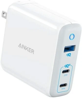 Anker 65W PIQ 3.0&GaN 3-Port Type-C Charger with 45W USB-C Port & 20W USB-C Port - Image 1 of 4