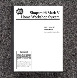 Werkstatt Reparatur Wartungshandbuch passend für Werkstatt Mark V 520 Home Mark V Modell 520 - Bild 1 von 15