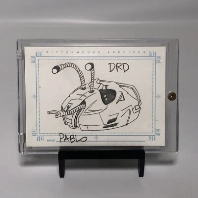 Rittenhouse Farscape DRD Drone Hand-drawn SketchaFEX Sketch Card Pablo Raimondi - Image 1 of 4