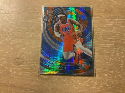 2022-23 Panini Spectra Basketball Luguentz Dort Blue Orange Asia Prizm 15/49 SP - Image 1 of 2