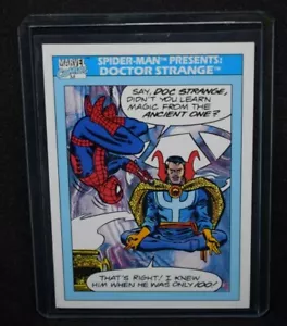 SPIDER-MAN PRESENTS DOCTOR STRANGE Card #158 1990 Impel Marvel Universe SERIES 1 - Picture 1 of 2