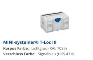 TANOS Mini Systainer T-Loc III - neu - Bild 1 von 1