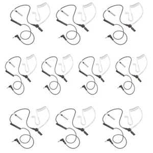 10 X Samsung 3.5mm  Covert Acoustic Listen Receive Only Earpiece Headset - Picture 1 of 3