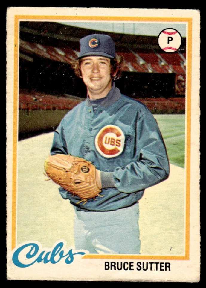 1978 O-Pee-Chee Bruce Sutter Chicago Cubs #196 R54 - Image 1 of 2