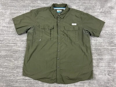 Camisa Magellan Exterior Para Hombres 2XL Verde Ventilado Nylon Poliéster Relajado Equipo de Pesca Foto 1 de 4