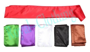 Cinturones de seda satinada Kung Fu Tai Chi Wushu - 6 colores - Imagen 1 de 13
