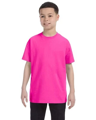 Gildan Youth algodón pesado preencogido 5,3 oz. Camiseta manga corta G500B XS-XL Foto 1 de 2