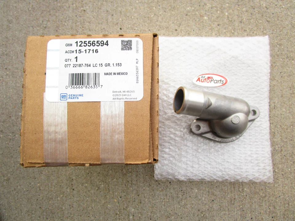 96-00 CHEVY GMC K1500 K2500 5.0L 5.7L MOTOR REFRIGERANTE TERMOSTATO SALIDA DE AGUA NUEVO Foto 1 de 4