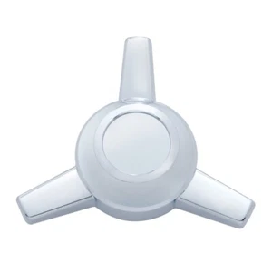 Chrome Metal Die Cast 3 Straight Bar Spinners - Picture 1 of 1