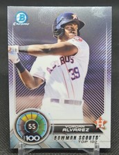 2018 Bowman Chrome Scouts Top 100 #BTP55 Yordan Alvarez