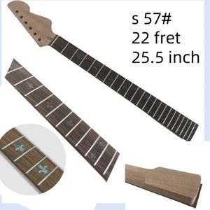 mahogany Guitar Neck 22 fret 25.5 Inch rosewood Fretboard bolt on heel - Picture 1 of 8