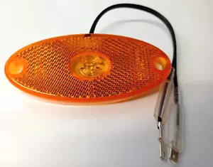 Jokon Amber Seitenblinkleuchte 12V LED Wohnwagen oder Wohnmobil Markierungsleuchte AML4 - Bild 1 von 8