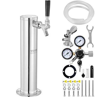 VEVOR Einzelhahn-Kegerator-Turm-Kit Kegerator-Bierturm & A-System-Fasskupplung - Bild 1 von 4