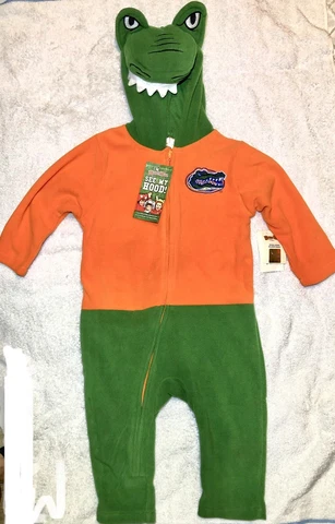 Florida Gators  SEE MY HOOD  Hooded Front Zipper Pajamas 24 months Cover