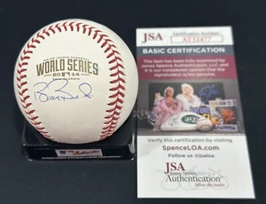 Barry Bonds Signed 2014 World Series Baseball Autographed Auto Giants JSA COA - Picture 1 of 2