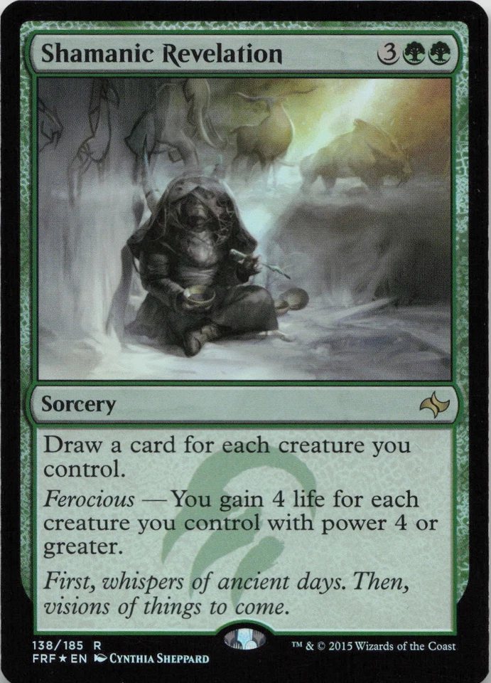 Shamanic Revelation - FOIL - R Fate Reforged 138 - MTG - Image 1 of 1
