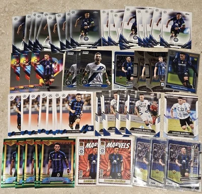 Lautaro Martinez 53 Card Lot Topps Chrome Finest Select Donruss Inter Milano - Image 1 of 3