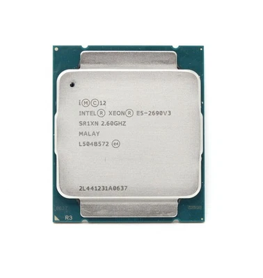 Intel Xeon E5-2690 V3 2.6Ghz 12-Core 30MB 9.6GT/s LGA2011-3 SR1XN CPU Processor - Image 1 of 4