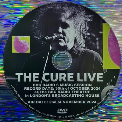 the CURE BBC Radio 6 Music Session LIVE DVD Artist Collection: 30th October 2024 - Image 1 of 4