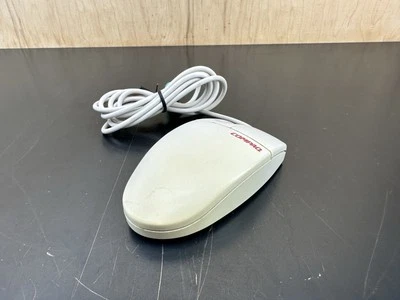 Used Vintage Compaq M-S34 4862A011 Ball Mouse PS2 Working Tested Green Port - Image 1 of 4