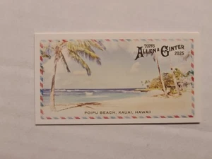 2025 Topps Allen & Ginter Mini Beachin' It #BI-16 Poipu Beach, Kauai, Hawaii - Foto 1 di 2