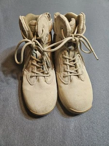 NORTIV 8 Shoes Men's 7.5 Tan Response Military Tactical Combat Army Boots - Picture 1 of 13