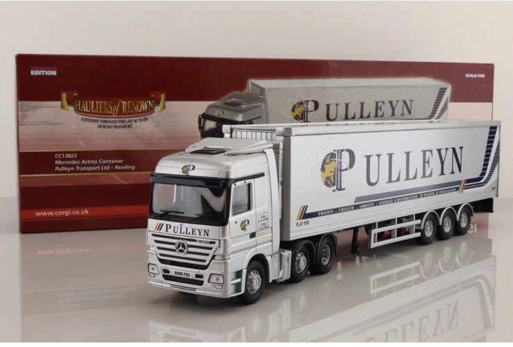 Corgi CC13823 Mercedes Actros Fridge – Pulleyn Transport - 1:50 scale mint boxed - Image 1 of 1