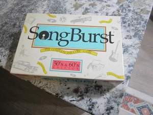 SONG BURST The Complete The Lyric Game 50's & 60's Edition 1990 Vintage Game - Picture 1 of 5