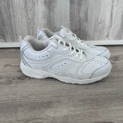 Stride Rite Cooper Sneakers Boys Youth Size 3.5 W Wide White Athletic Shoes - Image 1 of 4