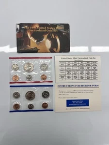 1995 U.S Mint Uncirculated Coin Set with P & D Mint Mark Sets - Picture 1 of 6