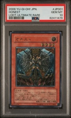 Yu-Gi-Oh Honest LODT Japanese Ultimate Rare Gem Mint PSA 10 GEM MINT Foto 1 de 2