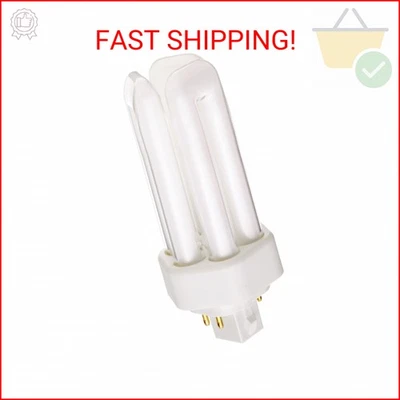 Satco S8344 4100K 18-Watt GX24q-2 Base T4 Triple 4-Pin Tube for Electronic and D - Image 1 of 2