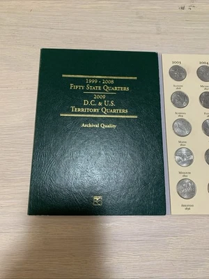 COMPLETED Fifty State & Territories Commemorative Quarters 1999-2008 Circulated - Image 1 of 4