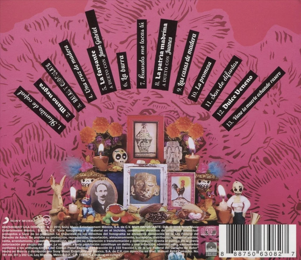 LILA DOWNS - BALAS Y CHOCOLATE [DIGIPAK] NEW CD - Image 1 of 1