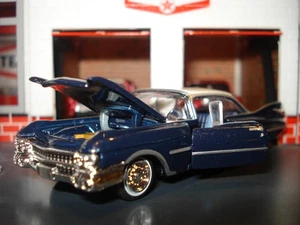 1959 59 CADILLAC COUPE LIMITED EDITION 1/64 1950'S CLASSIC METALLIC BLACK CADDY - Picture 1 of 4