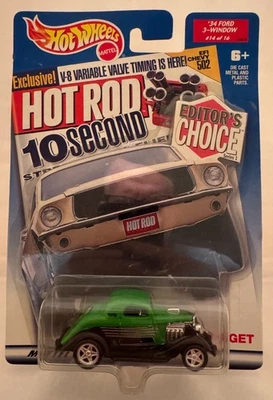 Ford Hot Wheels 2000 Target Hot Rod Editor's Choice 10 segundos 34 3 ventanas Foto 1 de 4