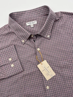 Camisa Peter Millar Crown Sport Verano Comodidad Rendimiento Murray Popelina Para Hombres 2XL Foto 1 de 4