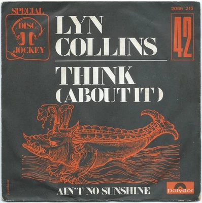 LYN COLLINS think about it POLYDOR rare 1972 SOUL funk 45 - Photo 1/4