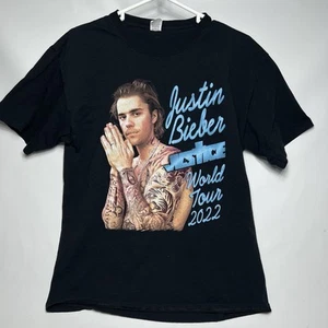 Camiseta Justin Bieber Justice World Tour 2022 Talla Grande - Imagen 1 de 14
