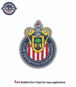 CHIVAS MEXICO SOCCER VINYL DECAL STICKER CAR BUMPER 4M BUBBLE FREE US MADE - Picture 1 of 2