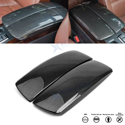 For BMW X5 E70 2007-2013/X6 E71 2008-2014 Center Console Armrest Box Cover Trim  Foto 1 de 4