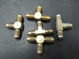 (Lot of 5) 2603-04-04-04 1/4" JIC-04 Hydraulic Union Tee - Picture 1 of 1