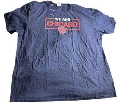 Men's Fanatics Navy Blue Chicago Bears We Are Icon T-Shirt Size 2XL - Image 1 of 3