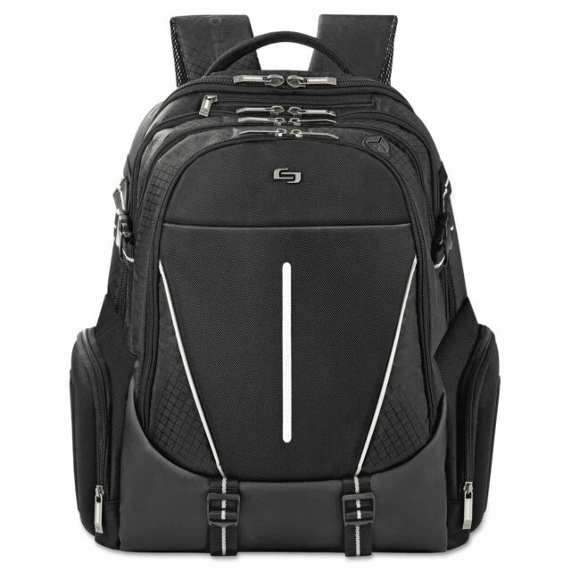 Solo Active ACV700-4 19"" Laptop Backpacks - Black