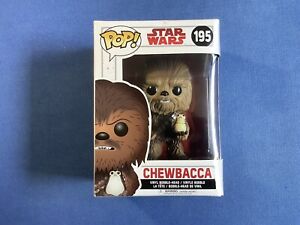 Funko Pop! Star Wars: The Last Jedi - Chewbacca Action Figure 195 Brand New