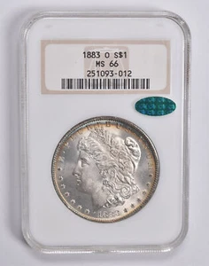 MS66 1883-O Morgan Silver Dollar CAC NGC INSANE Color Rev *0509 - Picture 1 of 3