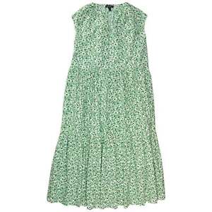 Baukjen White/Green Print Maxi Dress