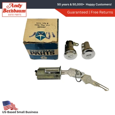 1969 Plymouth Dodge Chrysler Door & Ignition Lock Set W/ Keys 2935803 NOS - Image 1 of 4