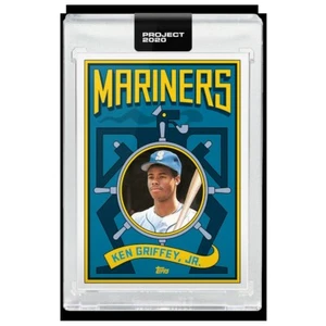 Topps PROJECT 2020 Card 328 - 1989 Ken Griffey Jr. by Grotesk (w/Box)IN HAND - Picture 1 of 3