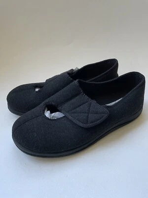 Zapatillas de lana Foamtreads para hombre Kendale lavables a máquina talla 9,5 gris carbón Foto 1 de 4